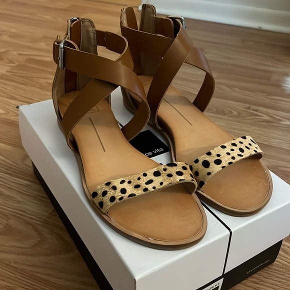New Dolce Vita leopard sandals - Picture 1 of 8